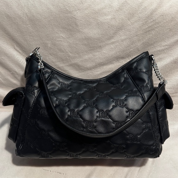 Juicy Couture Black Demure Hobo Style Shoulder Bag NWT - Picture 7 of 16